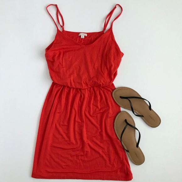 red cami sundress